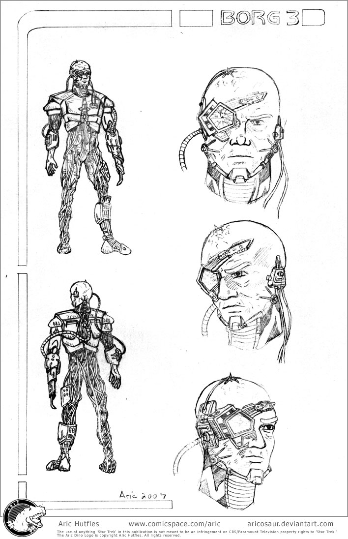 Borg 3 Borg 3 Model Sheet by Aricosaur on DeviantArt