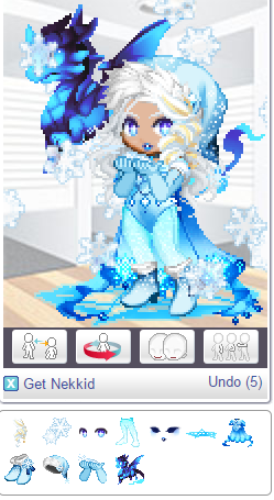 Gaia Online: Frosted 2k14 and Young Fafnir Avatar