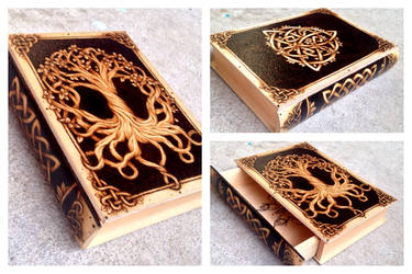 Pyrography book box