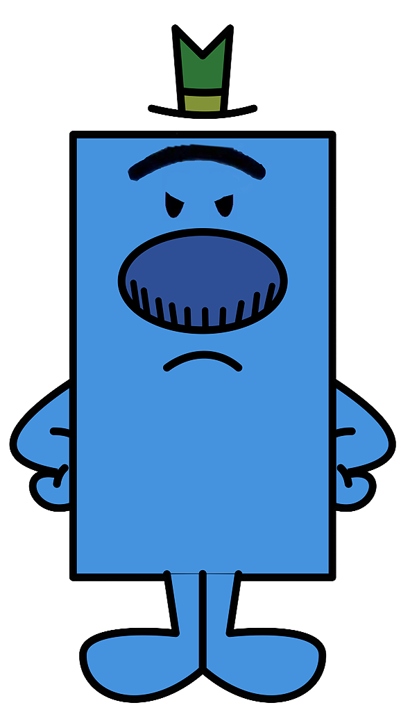 Mr. Grumpy Is Angry Vector by brandoncockburn on DeviantArt