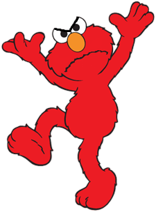 Angry Elmo Sticker Elmo Is Angry Vector by brandoncockburn on DeviantArt
