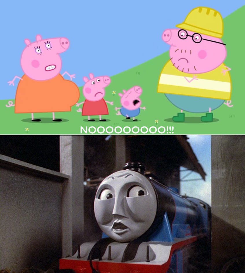 Gordon Reacts To George Pig s Temper Tantrum By Brandoncockburn On gordon-reacts-to-george-pig-s-temper-tantrum-by-brandoncockburn-on