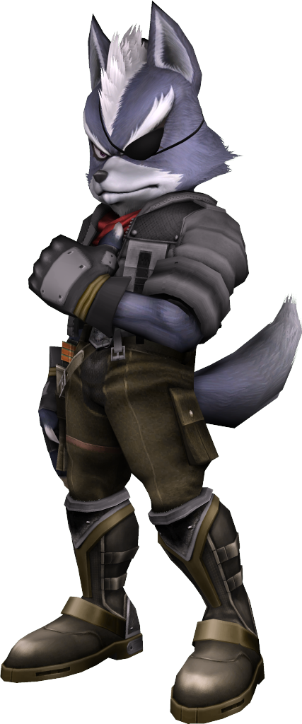 'N64/Melee' Wolf (Brawl Styled) 3D-model Render by JoeTEStrikesBack on ...