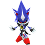 Classic Neo Metal Sonic (Generations-style) Render