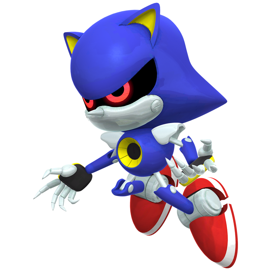 Classic Metal Sonic (Generations-style) Render by JoeTEStrikesBack on ...