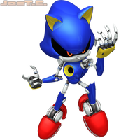 Classic Metal Sonic (Generations-style) Render by JoeTEStrikesBack on ...