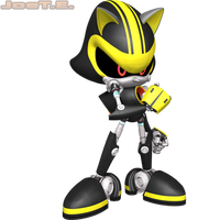 Classic Metal Sonic (Generations-style) Render by JoeTEStrikesBack on ...
