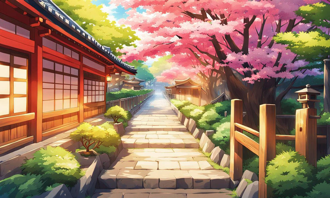 Detailed Image Of A Beautiful And Calming Path Thr by kcreador23 on ...