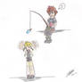 What happens when Sora mocks Roxas...