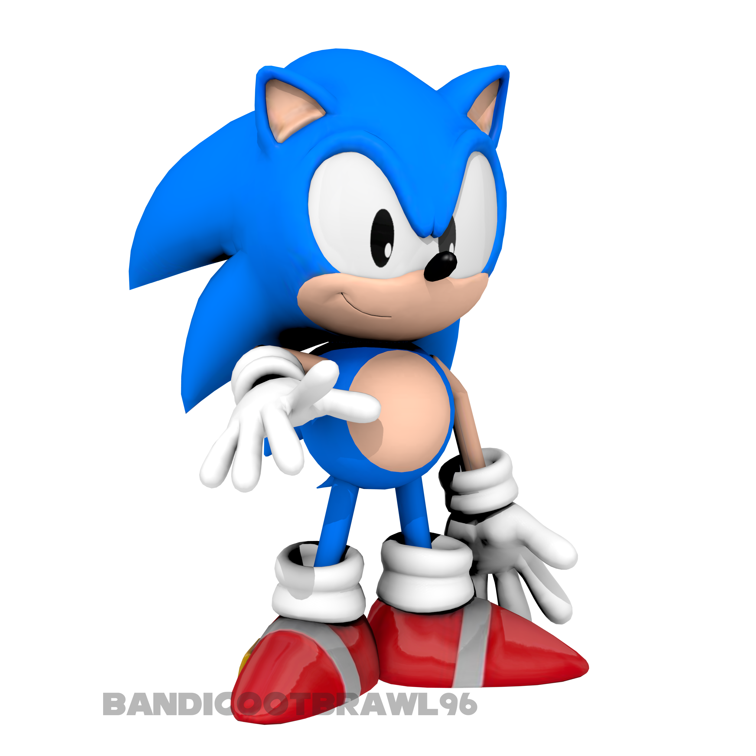 Classic Sonic Render by Turret3471 on DeviantArt
