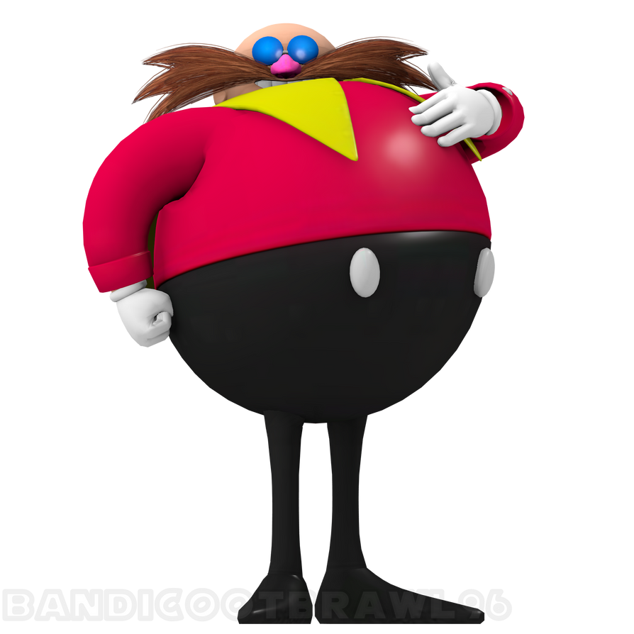 Classic Dr. Eggman Render by bandicootbrawl96 on DeviantArt
