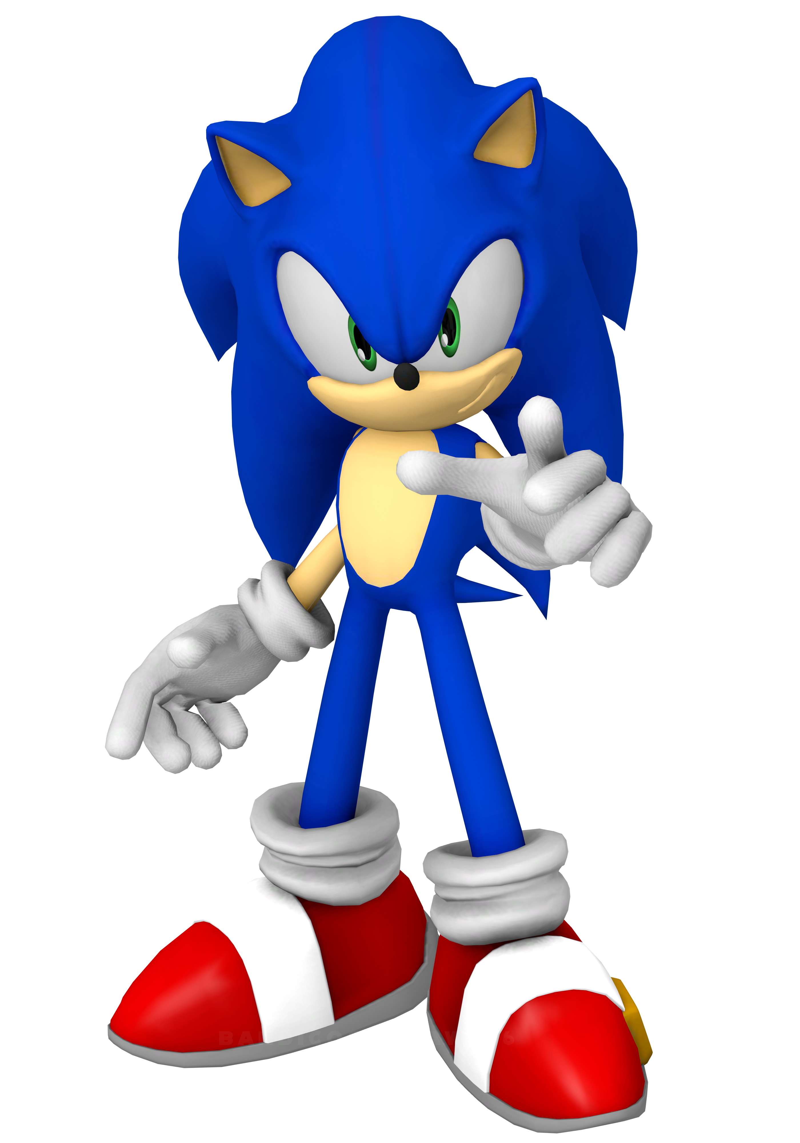 Sonic The Hedgehog 2006 Pose Render by TBSF-YT on DeviantArt