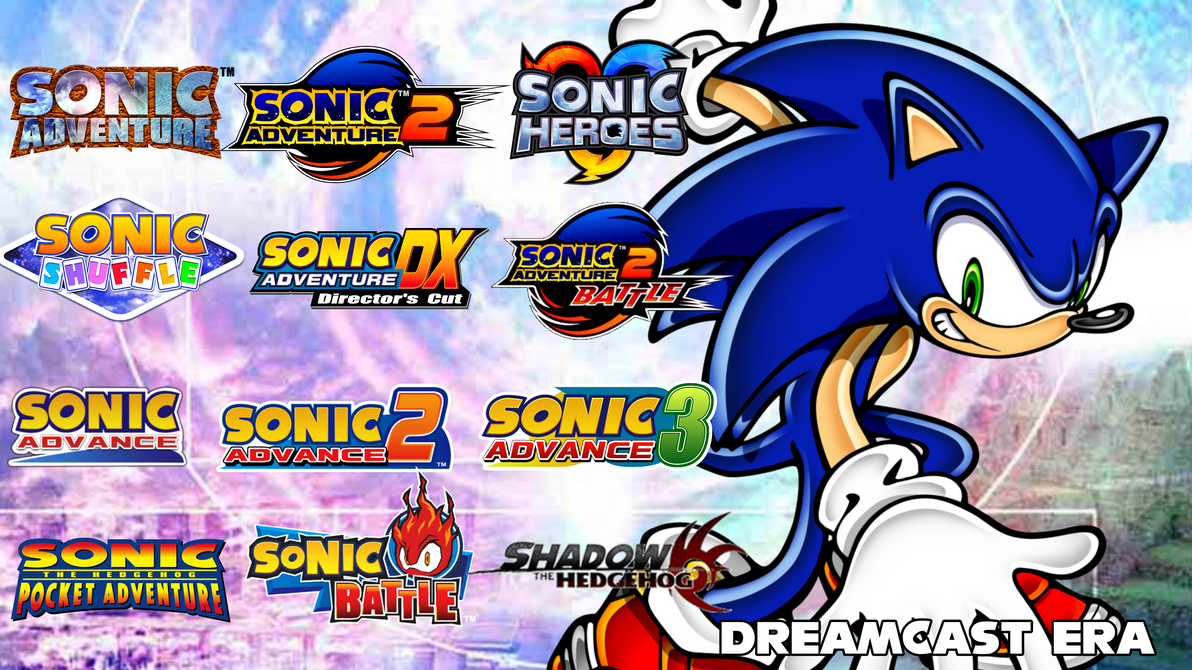 Dreamcast Era Dreamcast Sonic Games by bandicootbrawl96 on DeviantArt