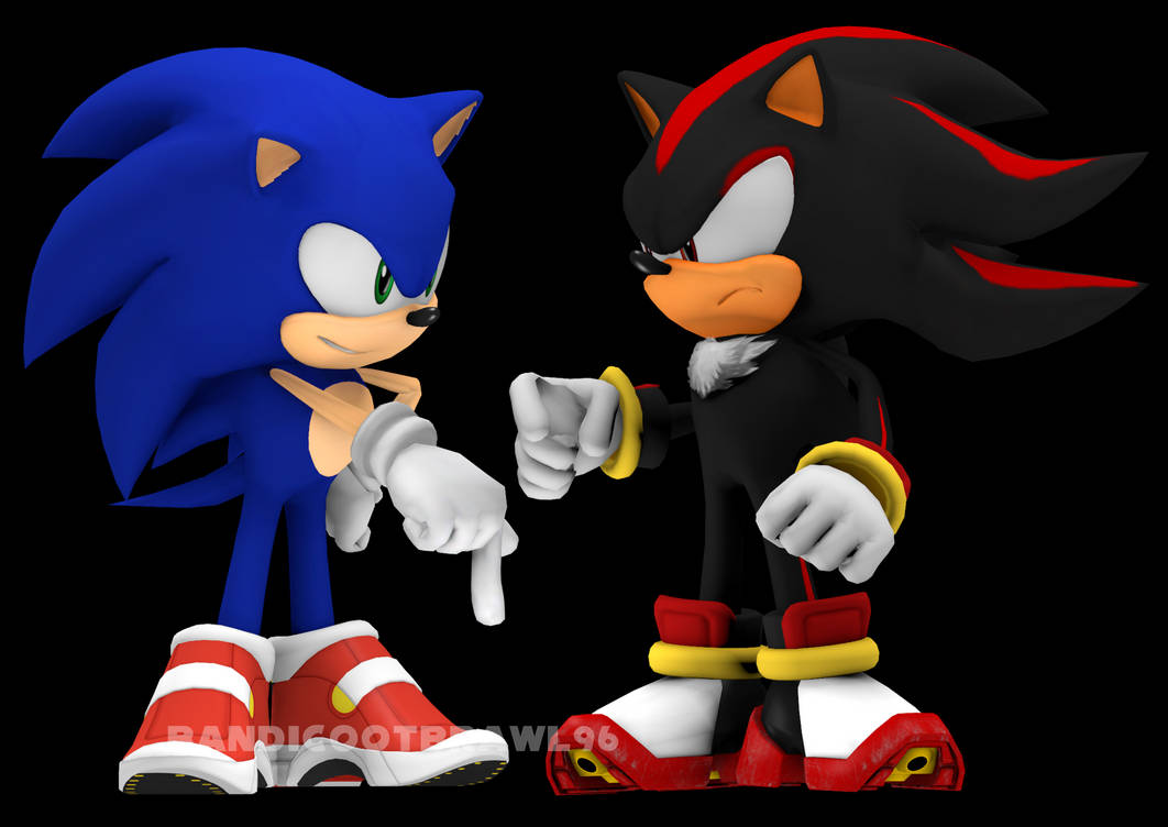 Dreamcast Shadow  Sonic Adventure 2 Render by bandicootbrawl96 on