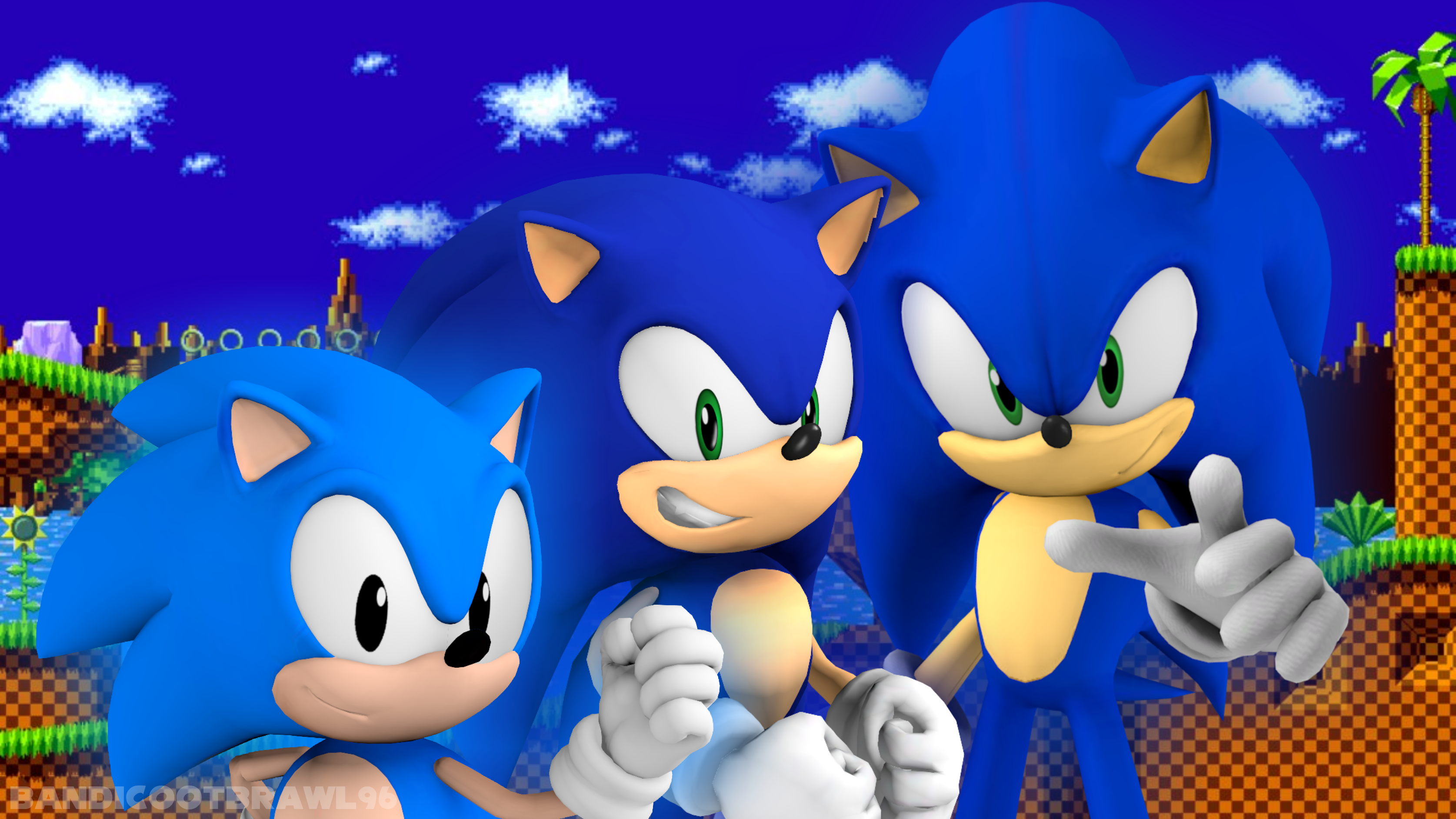 Classic Sonic & Friends met Modern Sonic - Comic Studio