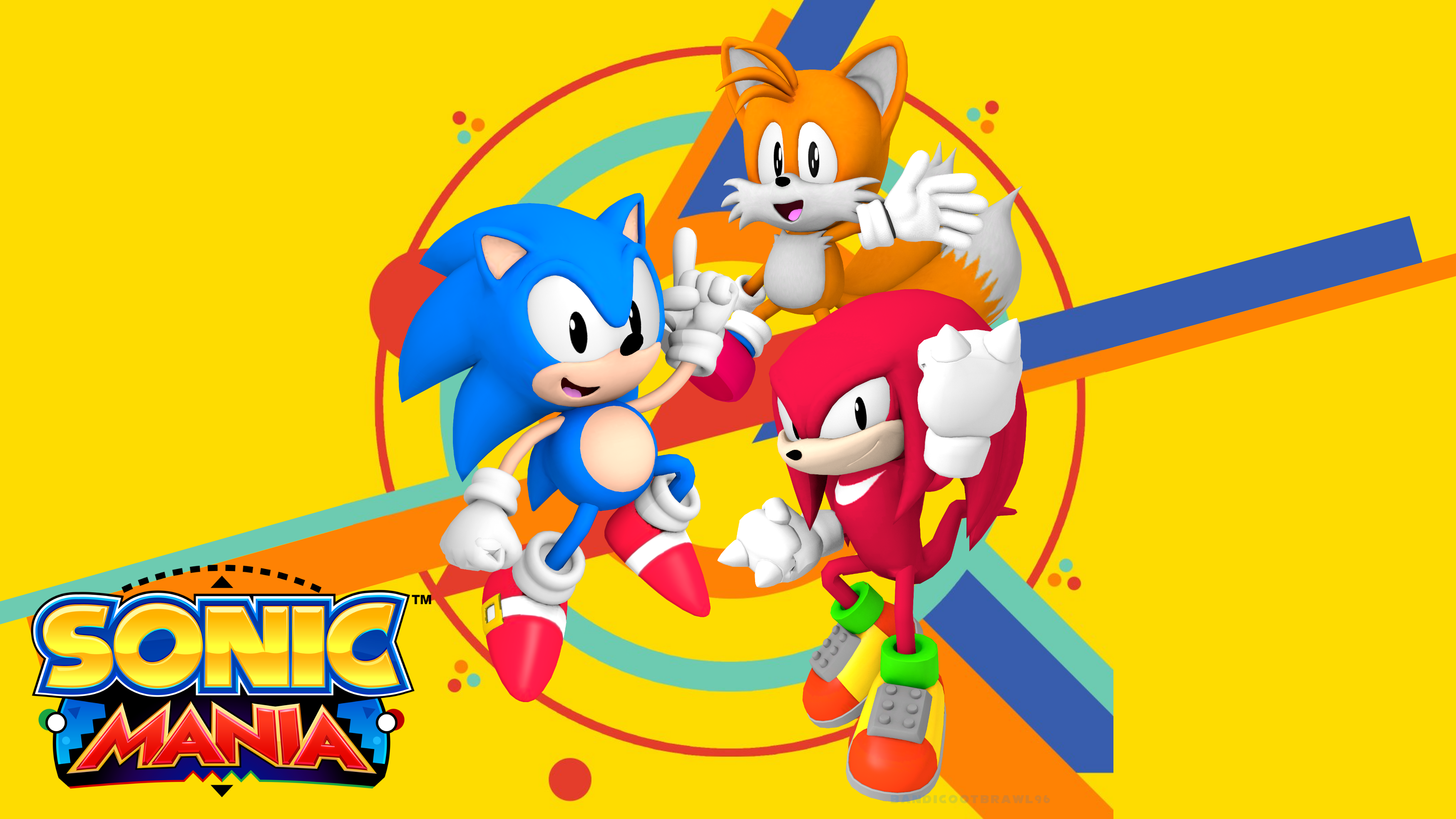 Classic Sonic  Mania Render by bandicootbrawl96 on DeviantArt