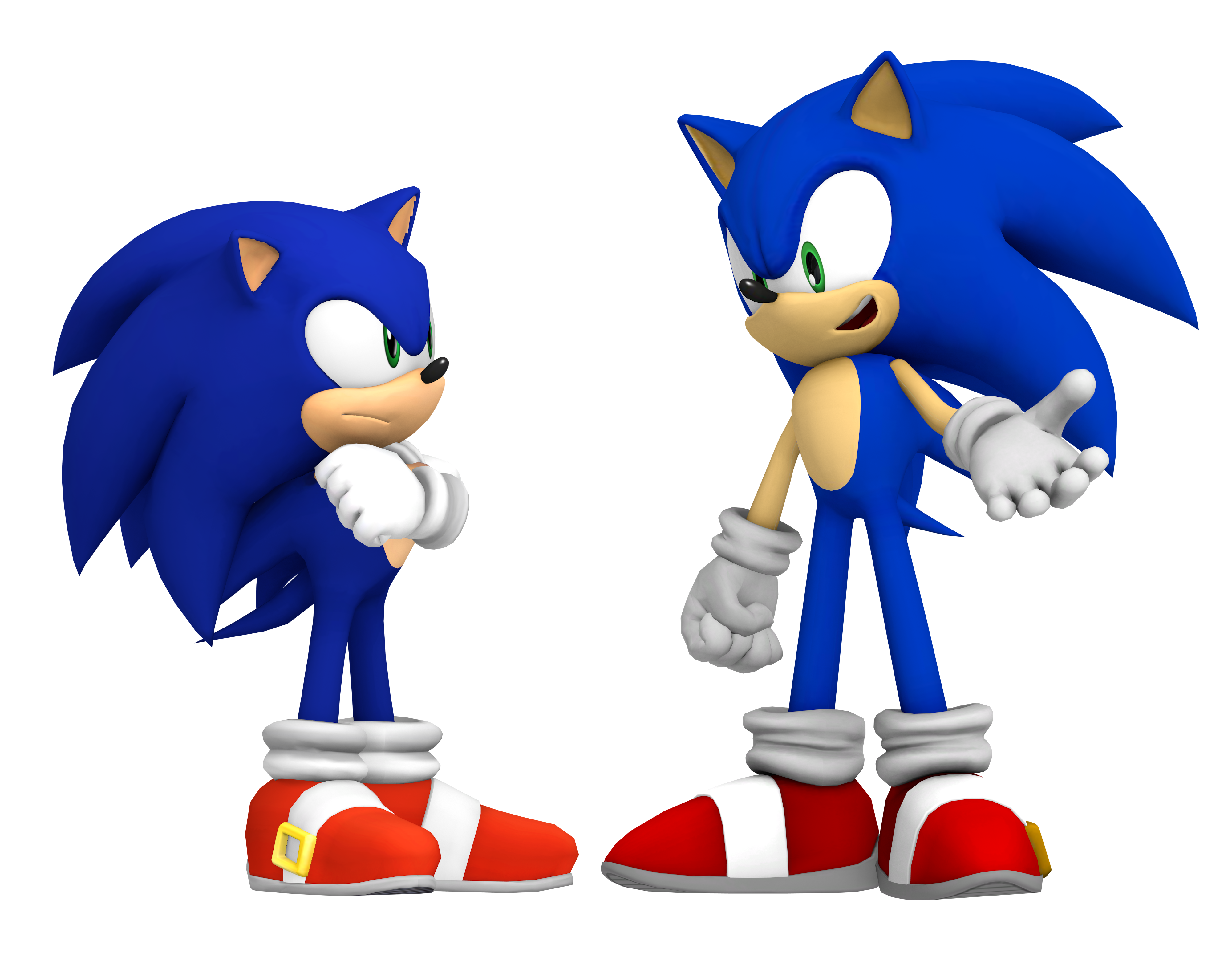 Classic Sonic  Sonic the Hedgehog 2 Render by bandicootbrawl96 on