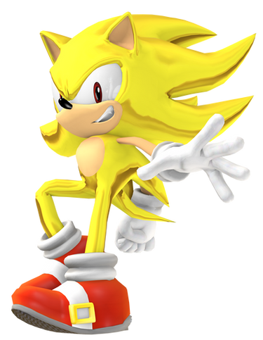Classic Sonic Render Test 1 with New textures by bandicootbrawl96