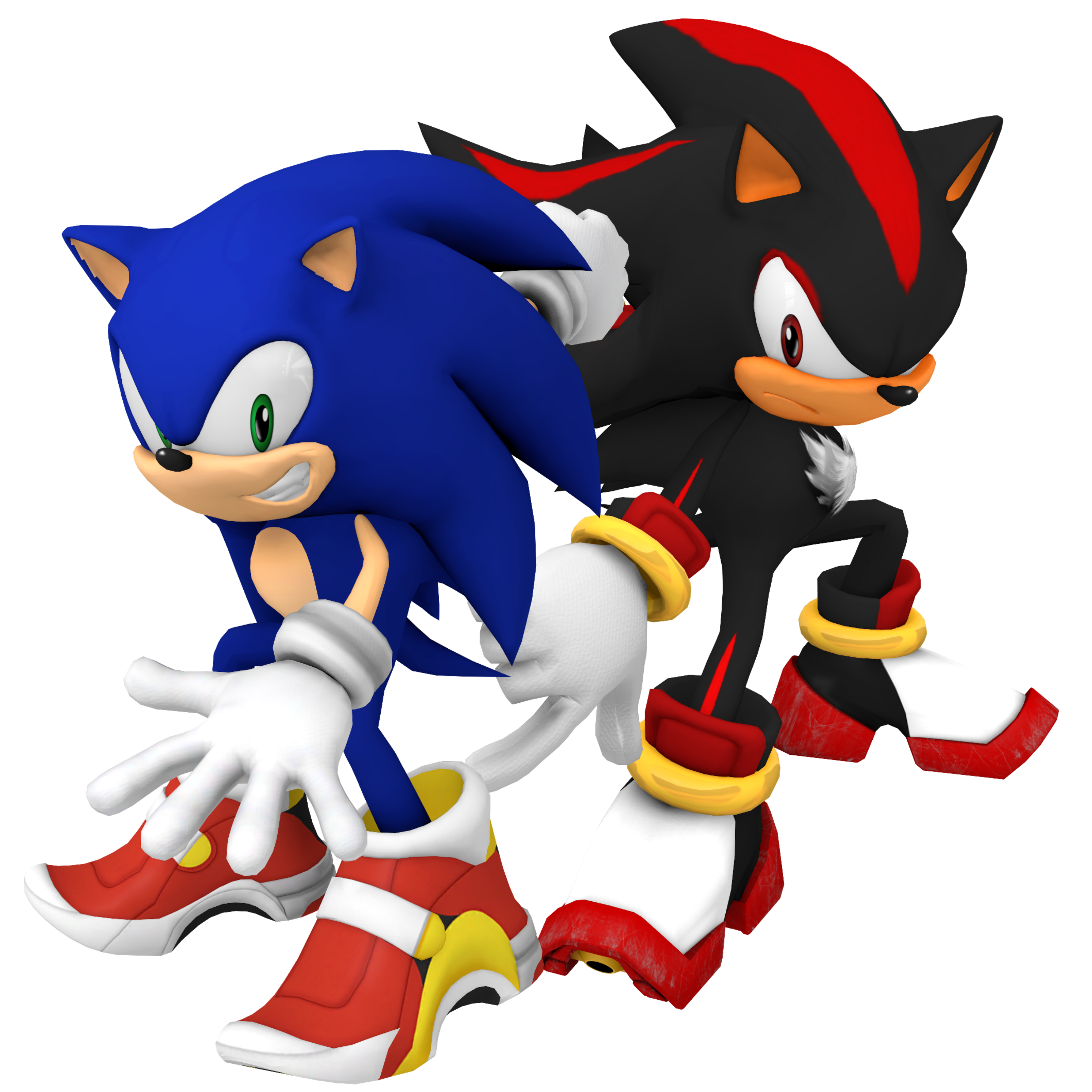 Sonic and Shadow - Sonic Adventure 2 by ShadowLifeman on DeviantArt