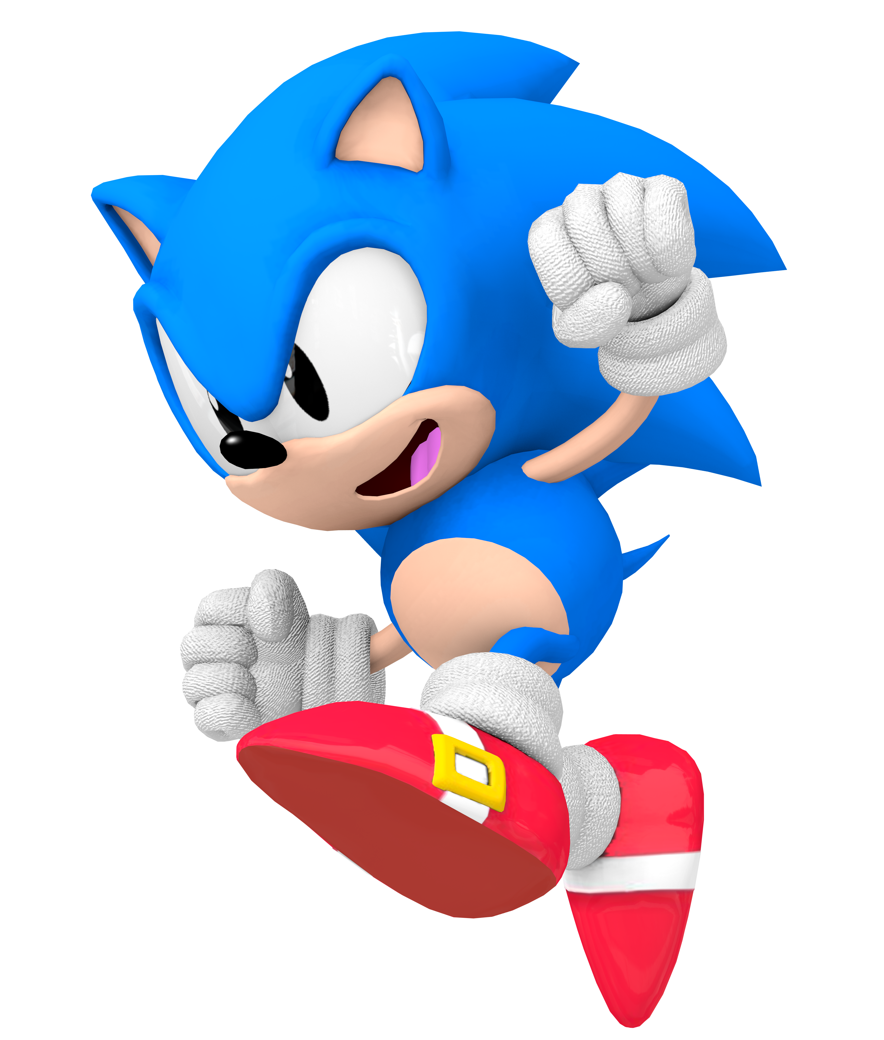 Classic Sonic Render by bandicootbrawl96 on DeviantArt