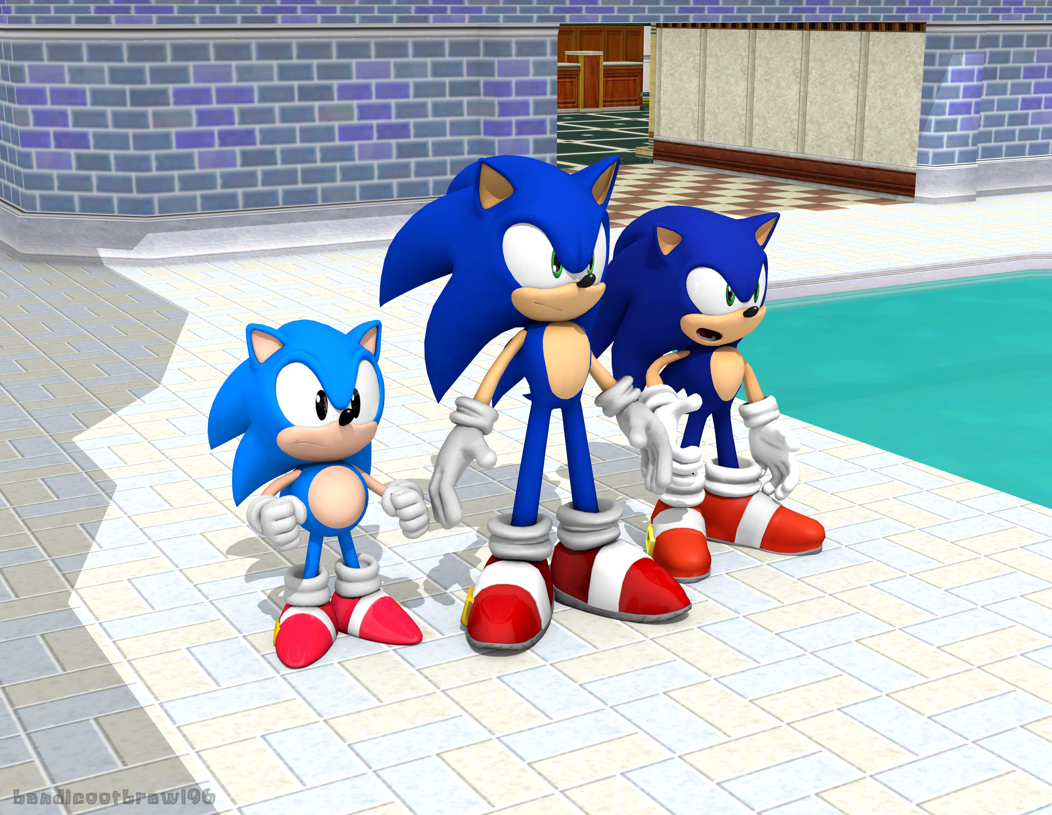 Classic Sonic  Mania Render by bandicootbrawl96 on DeviantArt