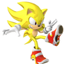 Dreamcast Era Super Sonic SA2 Render