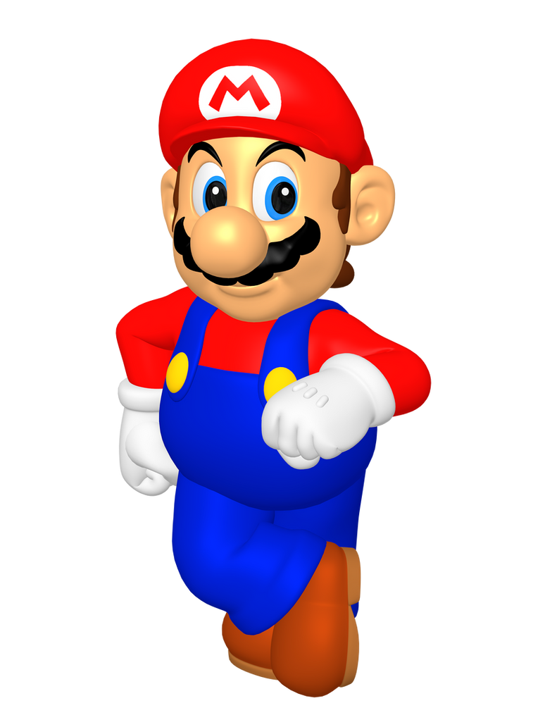N64 Era Mario Render by bandicootbrawl96 on DeviantArt