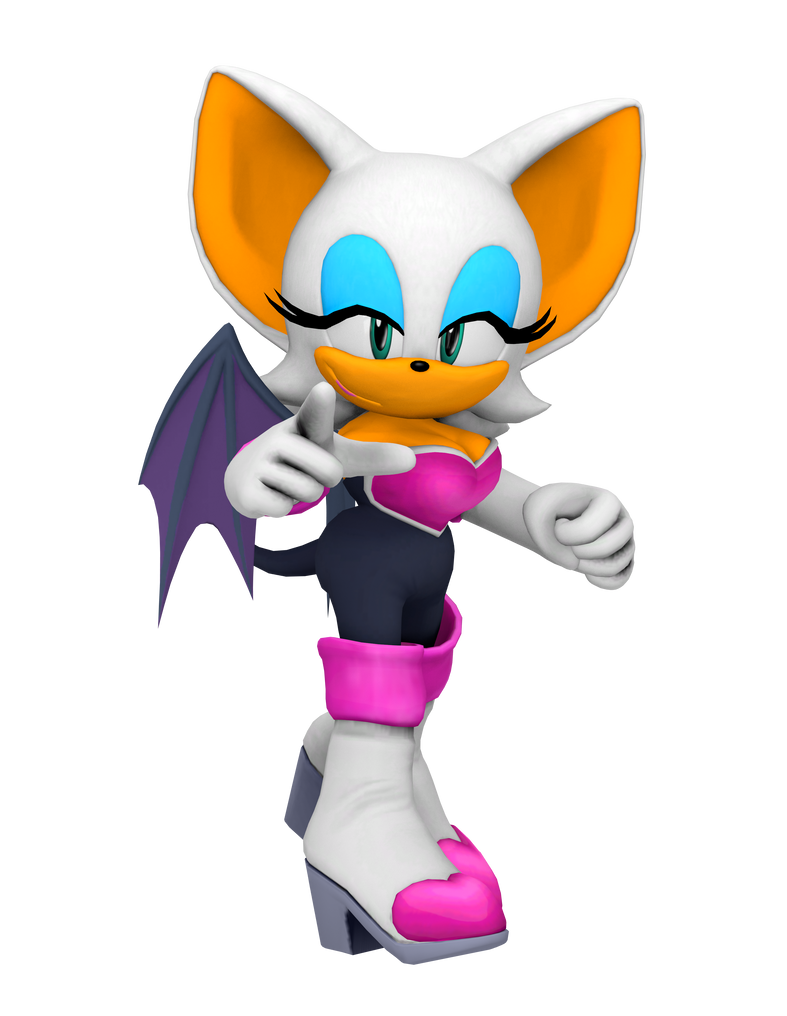 Sa2 Rouge Sonic Adventure 2 Dreamcast Rouge Render by bandicootbrawl96 on DeviantArt