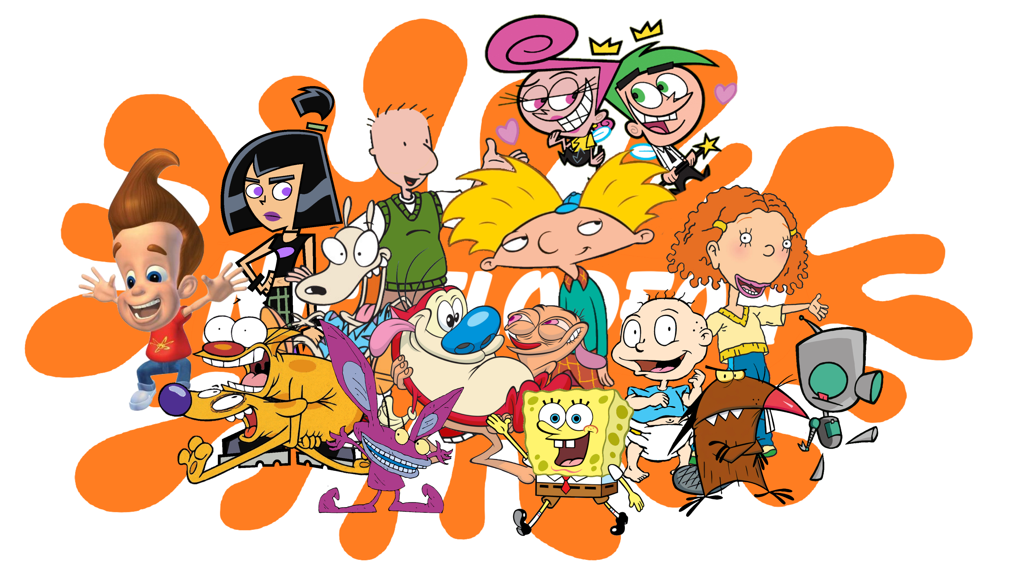 Nicktoons Group Shot | Blast from the Past by bandicootbrawl96 on DeviantArt