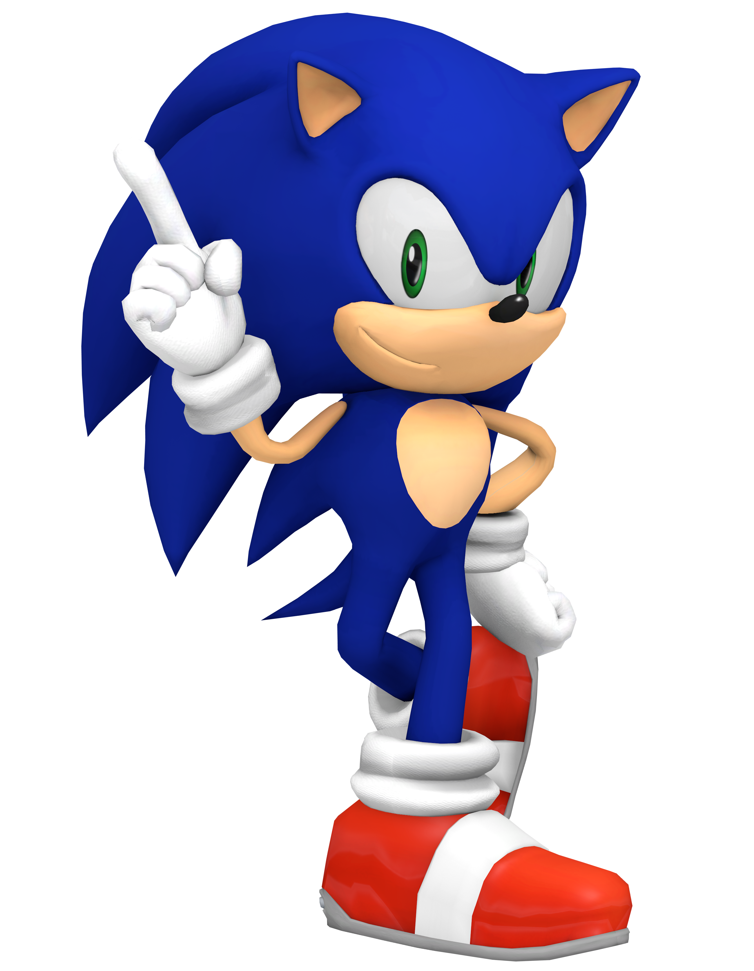 Classic Sonic Render by bandicootbrawl96 on DeviantArt