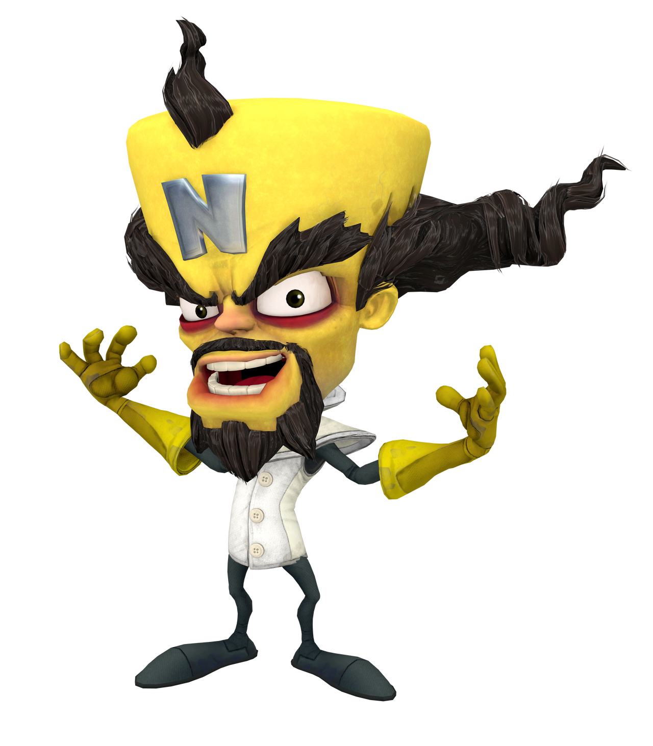 Neo Cortex Humans Dr. Neo Cortex Render by bandicootbrawl96 on DeviantArt