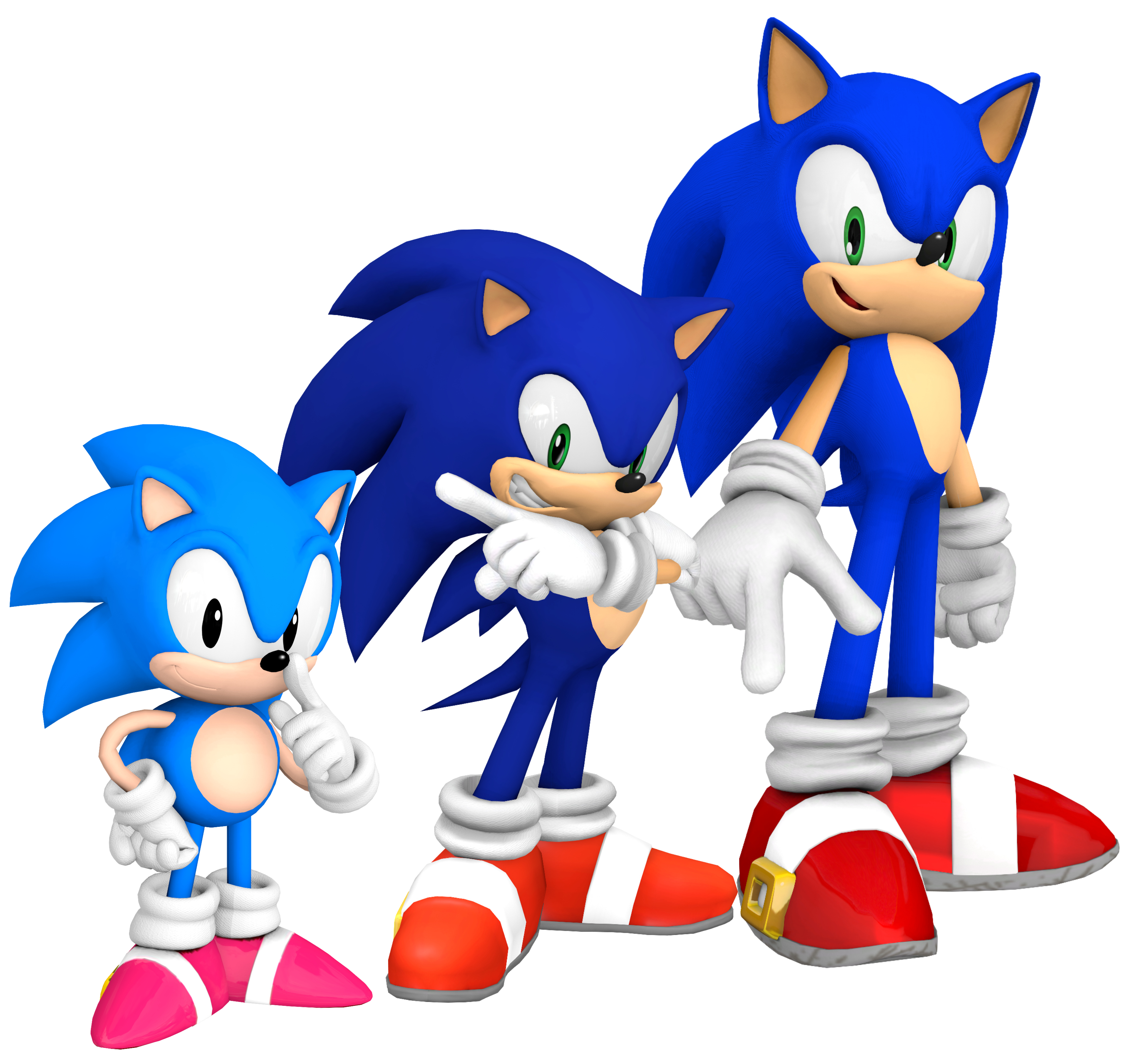 Classic Sonic May 2023 Render by bandicootbrawl96 on DeviantArt