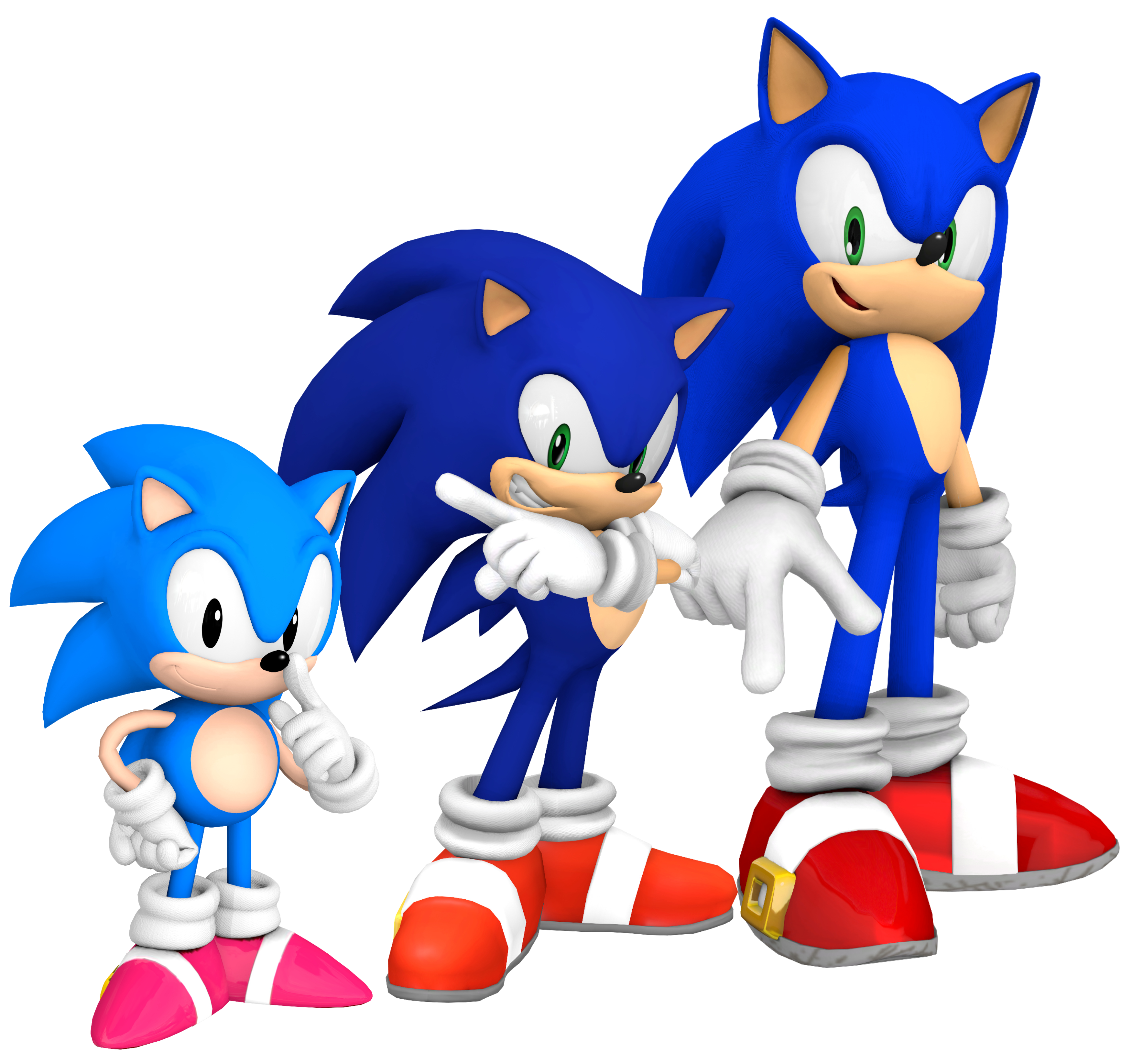 Classic Sonic  Sonic the Hedgehog 2 Render by bandicootbrawl96 on