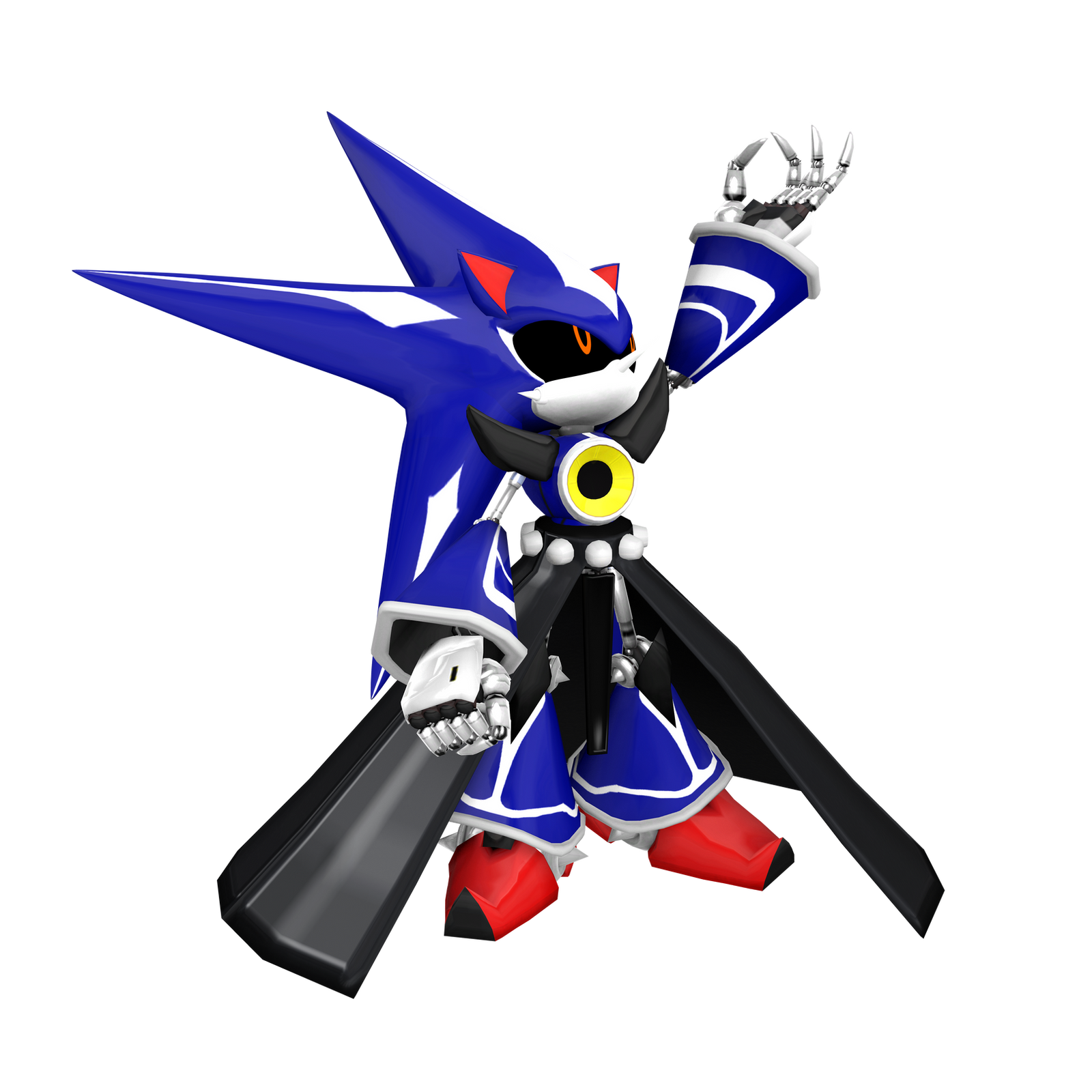 Neo Metal Sonic (2016 Render) by JoeTEStrikesBack on DeviantArt