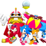 Classic Sonic Group Render (Classic Era)