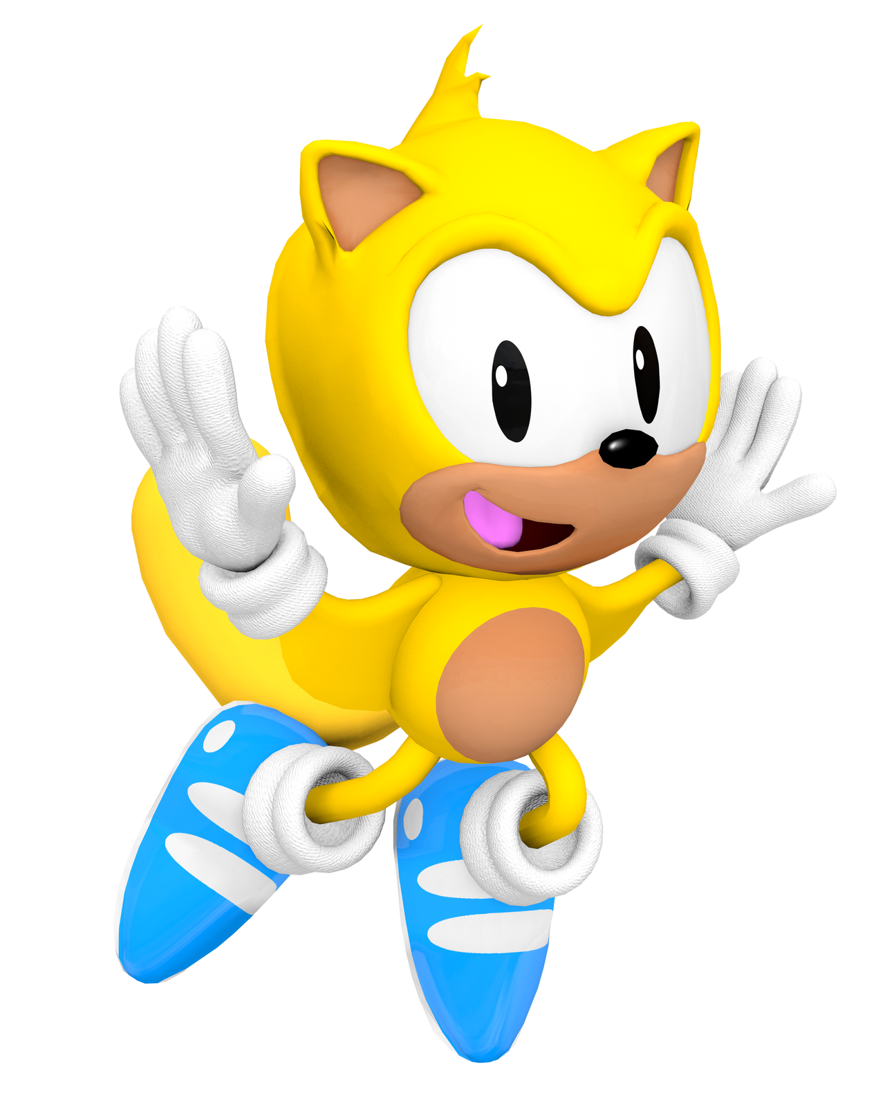 Ray the Flying Squirrel Classic Render by bandicootbrawl96 on DeviantArt