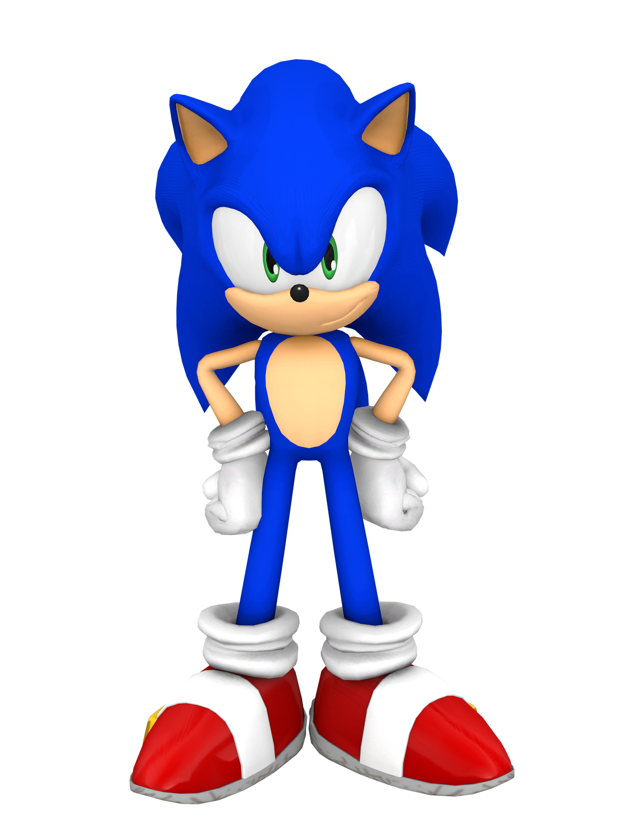 Sonic the Hedgehog Front Render 2021 by bandicootbrawl96 on DeviantArt