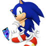 Dreamcast Sonic | Sonic Shuffle Main Render
