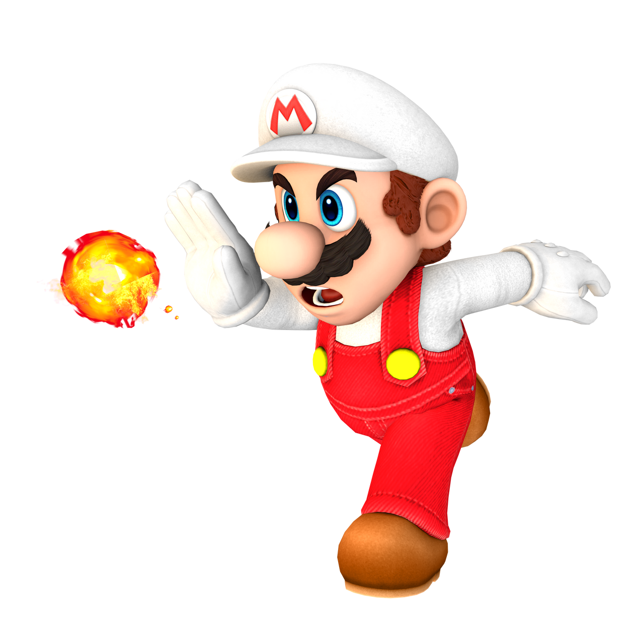 Mario Fire Fire Mario Render by bandicootbrawl96 on DeviantArt