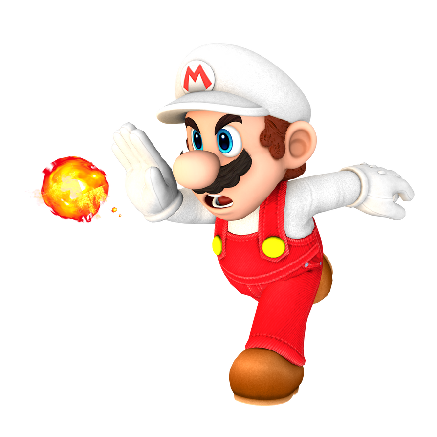 Firey Notes Mario Fire Mario Render by bandicootbrawl96 on DeviantArt