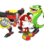 Knuckles, Omega and Vector Render