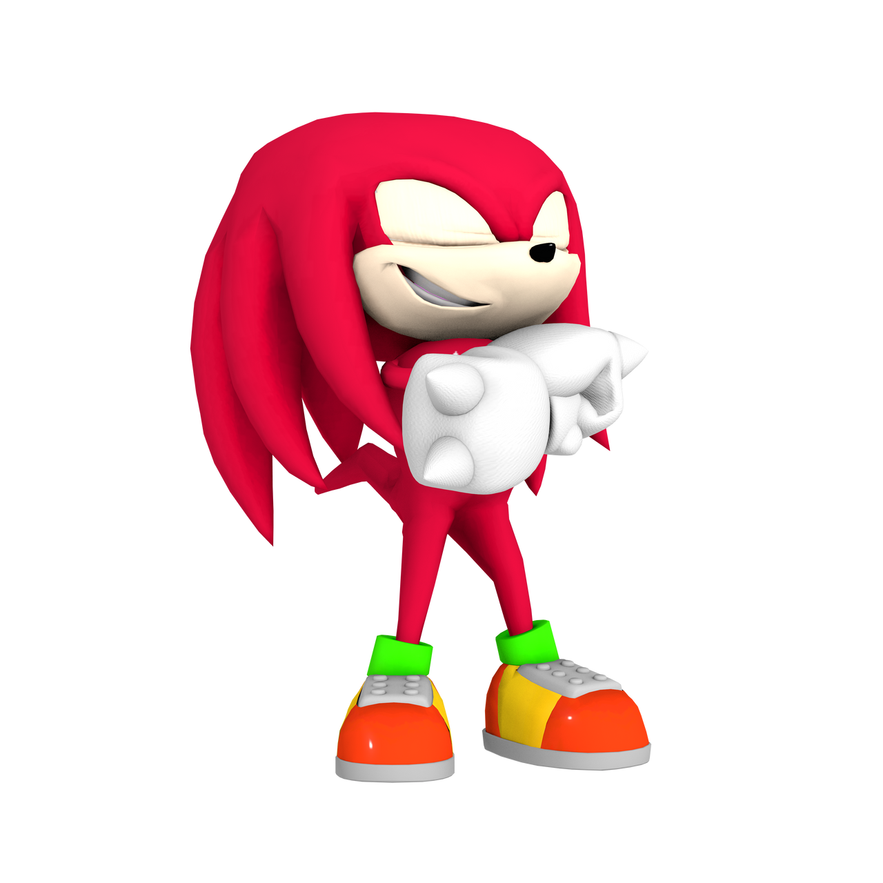 Classic Knuckles Laughing Render
