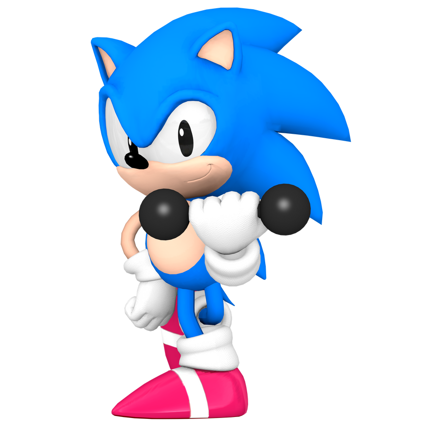 Made a render out of a classic sonic pic : r/SonicTheHedgehog