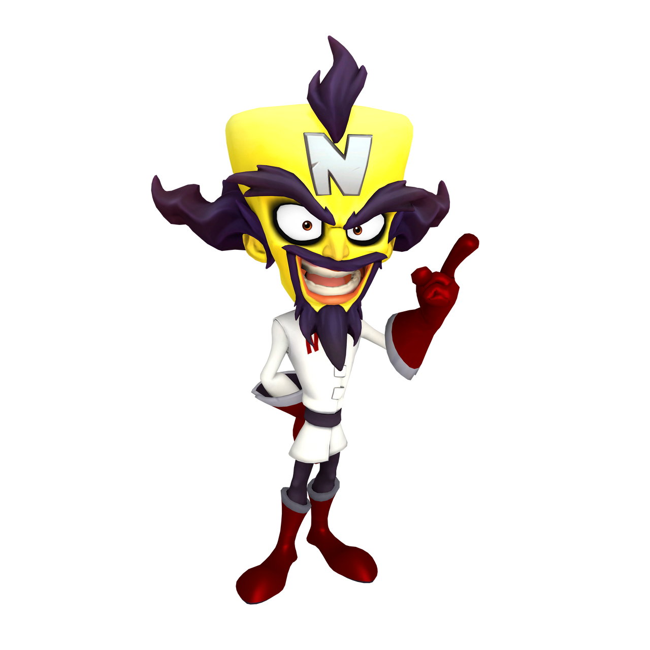 Neo Cortex Humans Dr. Neo Cortex New Model Render by bandicootbrawl96 on DeviantArt