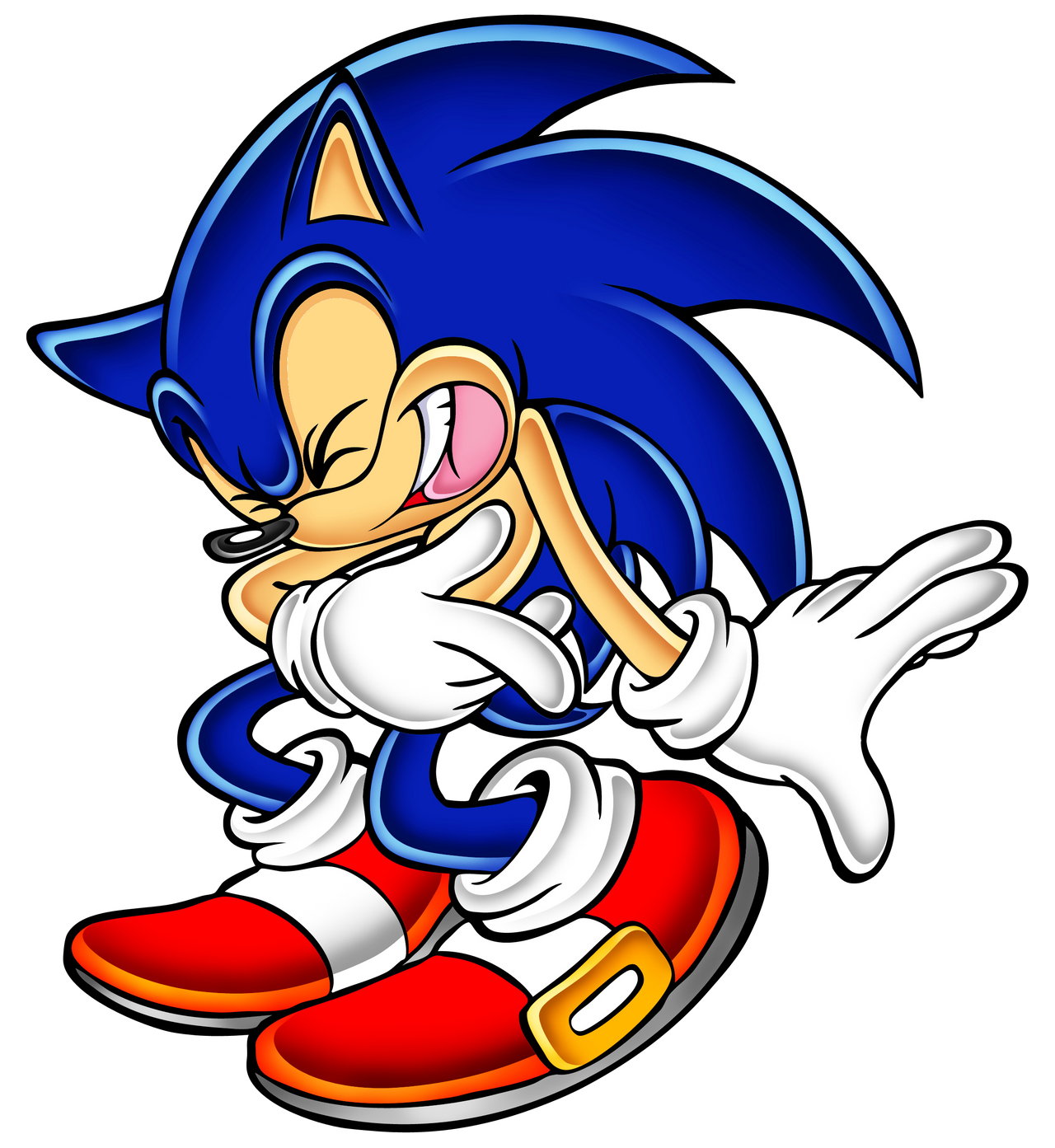Sonic Laughing Alt | Sonic Adventure Artwork by bandicootbrawl96 on ...