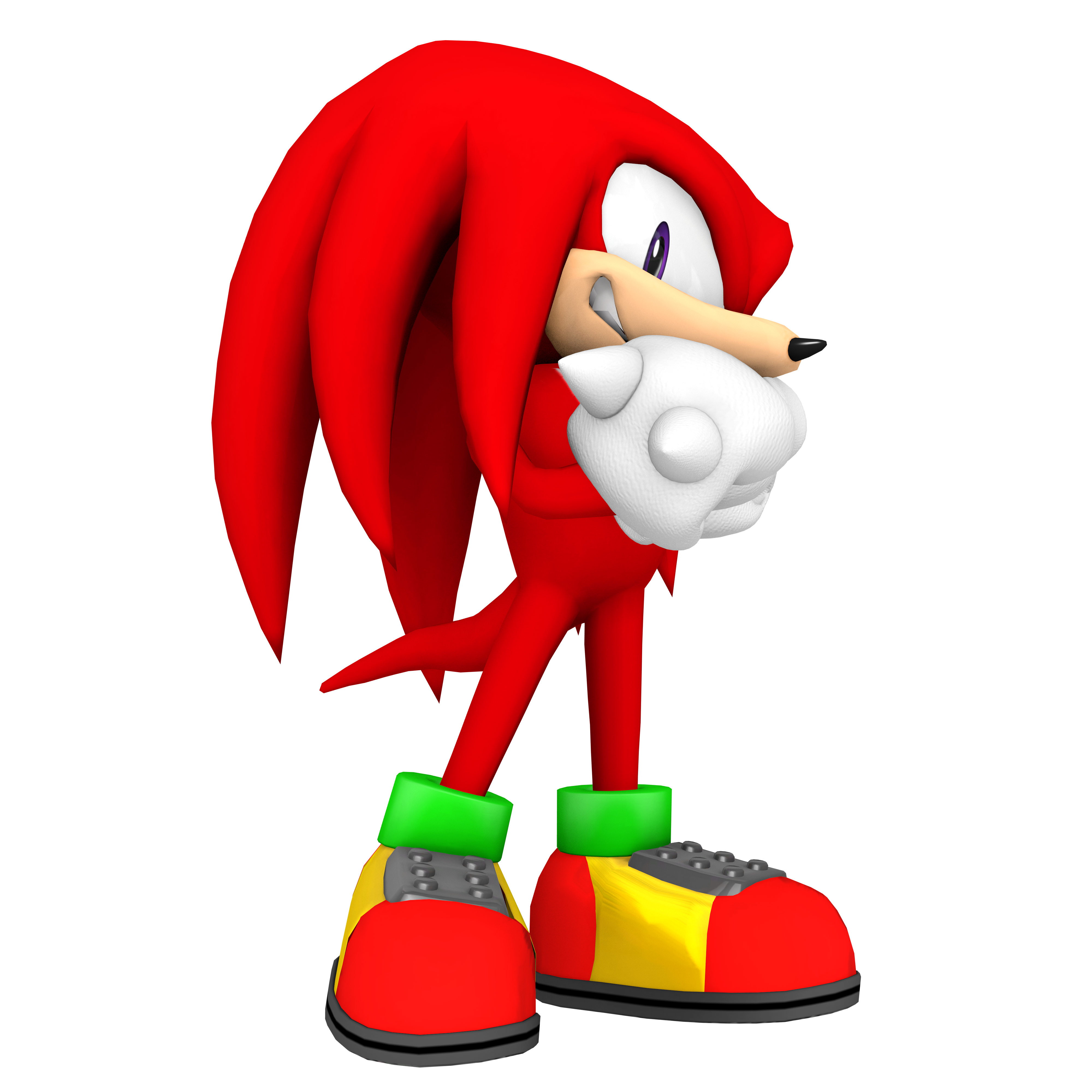 Dreamcast Knuckles Cross Arm 2022 Render