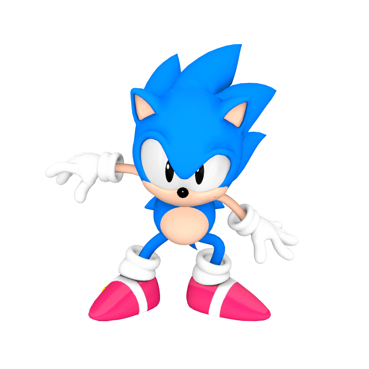 Classic Sonic CD Legacy Render by bandicootbrawl96 on DeviantArt