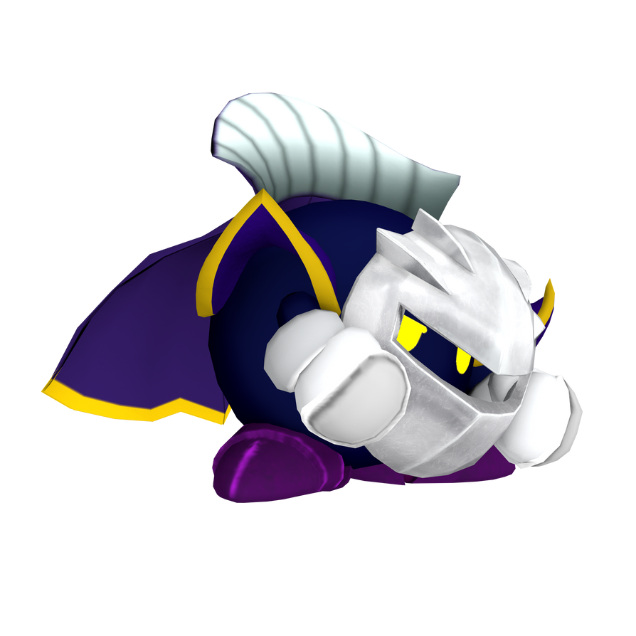 Meta Knight Face Cover Up Render by bandicootbrawl96 on DeviantArt