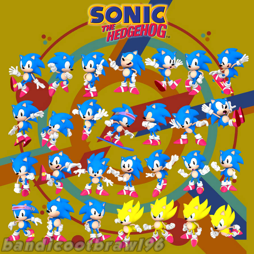 Classic Sonic by bandicootbrawl96 on DeviantArt
