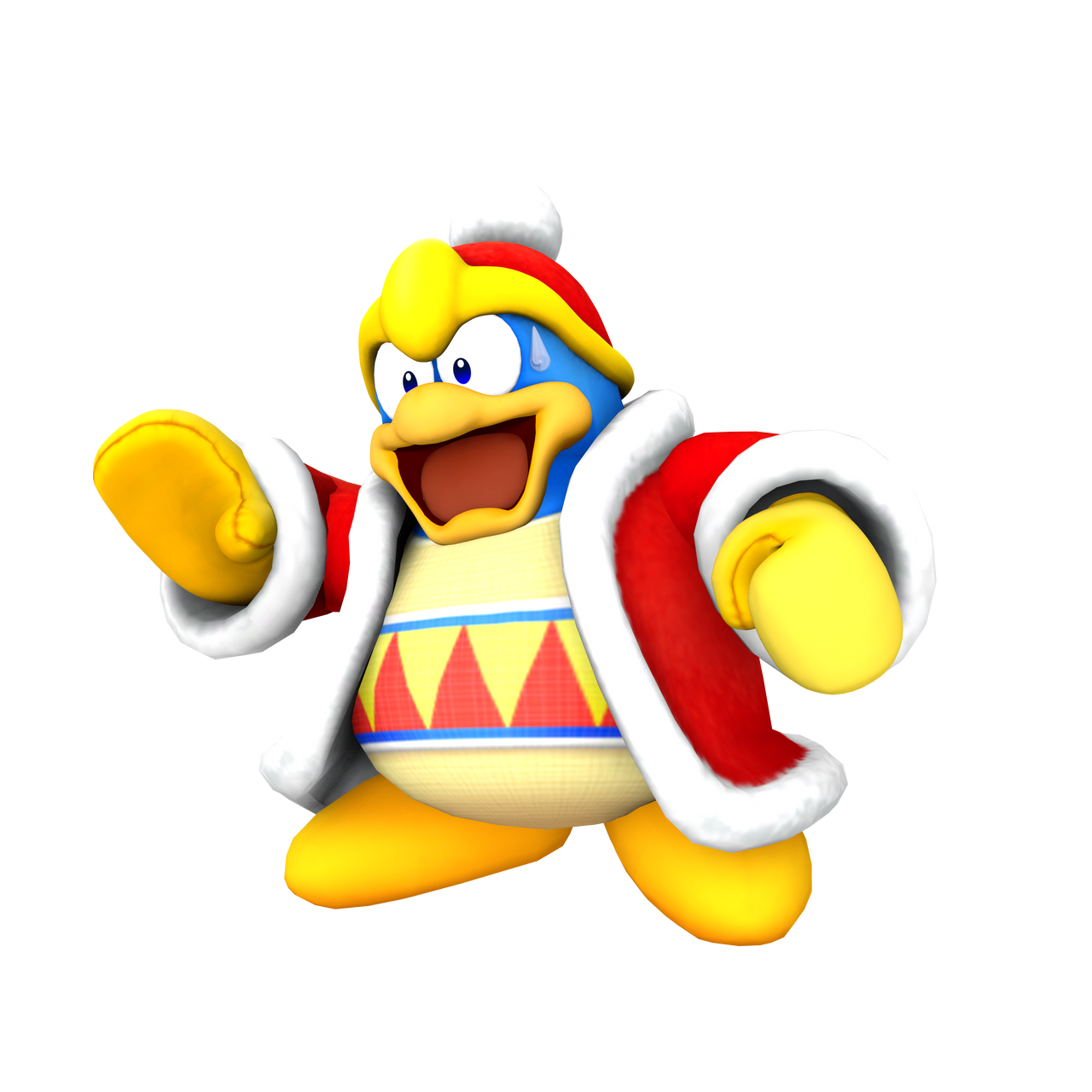 King Dedede Shocked Render by bandicootbrawl96 on DeviantArt